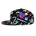 80s 90s Vintage Disco Theme Baseball Cap Adjustable Breathable Fashion Snapback Flat Bill Hat Casual Hip Hop Hats for Men Women Outdoor