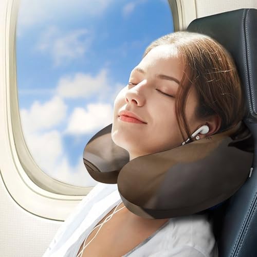 Almohada de espuma viscoelástica para viaje tamaño único miniatura 3