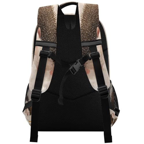 Dussdil Cute Animals Hedgehog (8) Kids Backpack School Backpacks for Boys Girls, 16 Inch Casual Book Bag Daypack Back Pack Double Zipper Travel Bags2