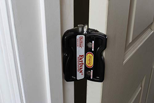 The Original Fat Ivan Fold Up Doorstop Wedge With Magnet - Black (Pack Of 2) #TOP4