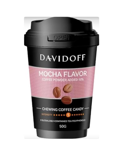Image of Davidoff Mocha Coffee Candy | Premium Coffee Flavoured Hard Candy | Smooth & Aromatic Taste | 50gm