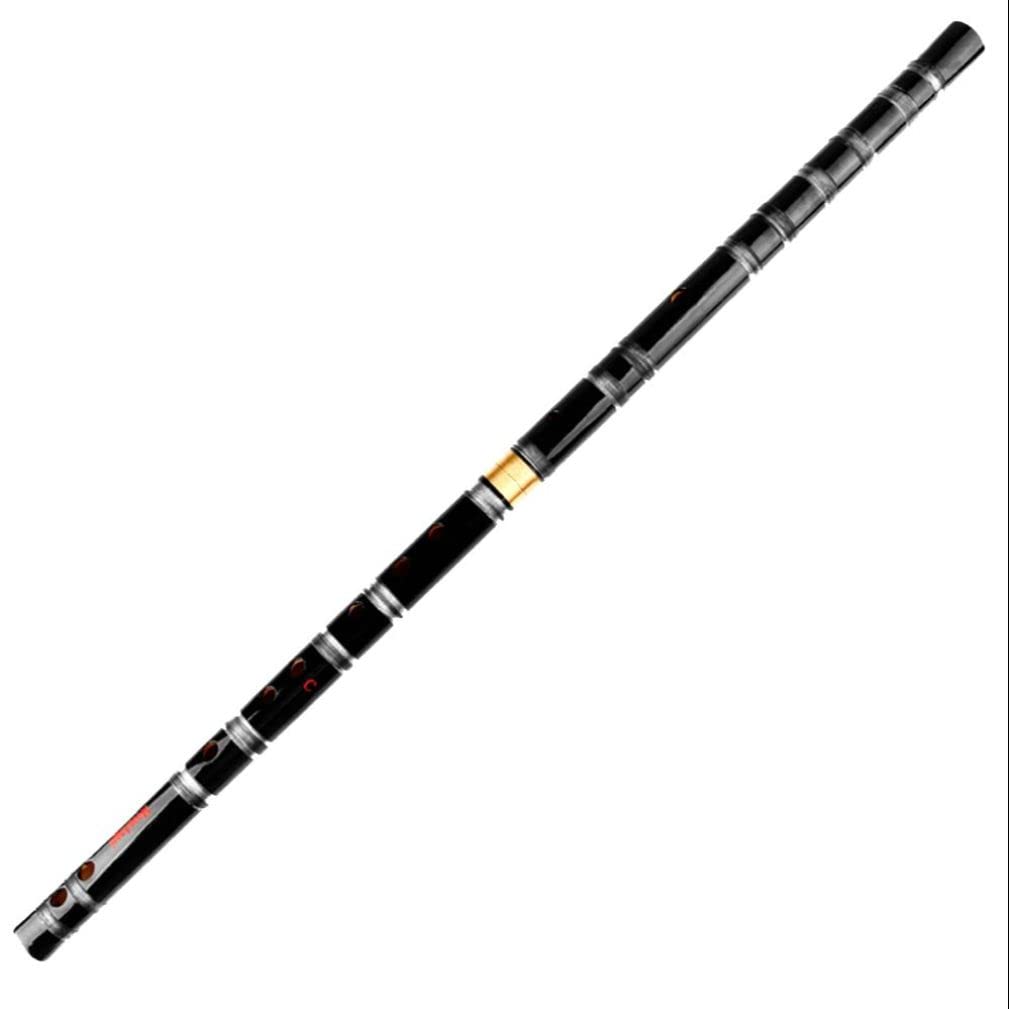 flauto dolce, Strumenti a fiato fatti a mano CDEFG chiave separabile flauto di bambù nero(Black)