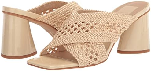 Dolce Vita Women's Patch Heeled Sandal, Vanilla Woven, 9.5 | Image 6