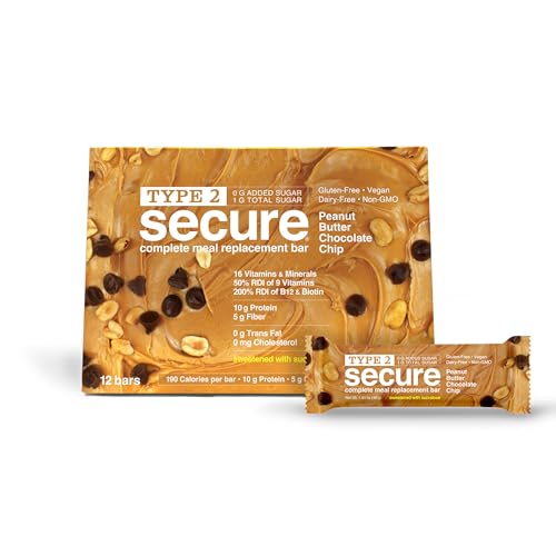 ANDREW LESSMAN Type 2 Secure Complete Meal Replacement Bars (Sucralose)