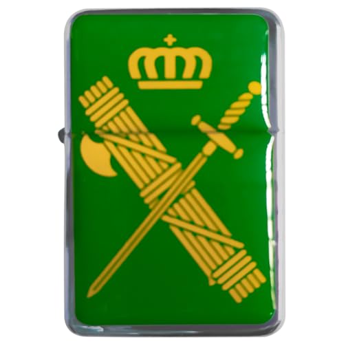 Mechero de Gasolina Decorado con el Logotipo de la Guardia Civil