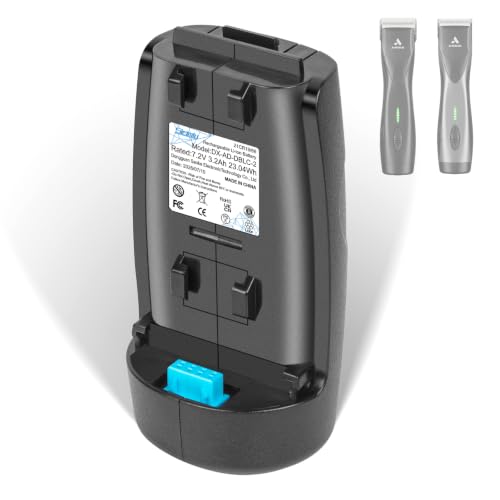 DBLC-2 Battery Replacement for Andis Supra ZR II & Pulse ZR II 5-Speed Cordless Clippers -Compatible with 79025 79170 79005 561458 Models-Upgraded long-lasting li-ion(3.5H Use) Fits Original Charger