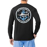 Guy Harvey Men's Billfish Collection Long Sleeve T-Shirt, Caviar/Saltwater Core, X-Large
