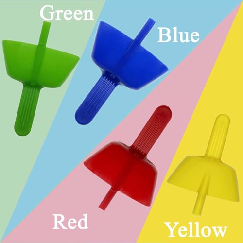 4 Stück Eis Tropfschutz,Tropffrei Eis Am Stiel-Halter für Kinder,Kinder Eisstielhalter mit Strohhalm,Wiederverwendbarer Eis Halter,für Erwachsene,Kinder und Kleinkinder(Rot,Grün,Blau,Gelb)