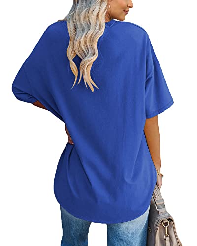 Fazortev Womens Oversized Los Angeles California Graphic T Shirts Half Sleeve Summer Loose Casual Tees Tunic Tops2