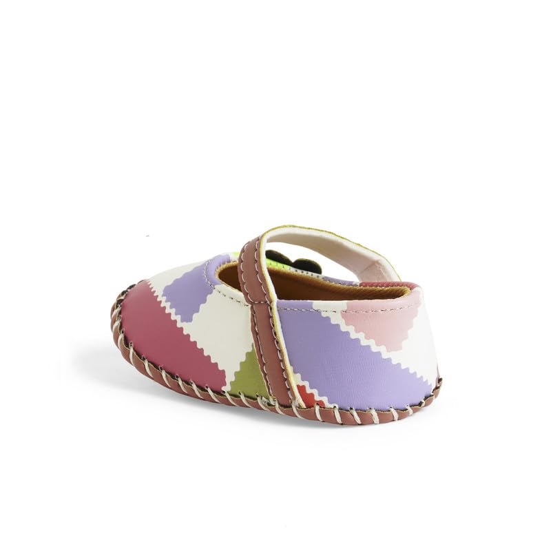 CHIU Belly Shoes With Check Print & Floral For Baby Girl's 3 41T7iS5sFsL