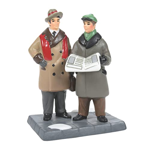 Department 56 6007589 Christmas In The City Village Accessories Art And Architecture Breaking News Figurine cover