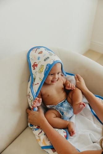 Image of Copper Pearl Hooded Bath Towels Premium Knit /Terry Cloth Baby Towels with Hood, Pockets, and Cool Designs - Great to Gift and Make Bath Time Fun - Baby Bath Towel, Justice League