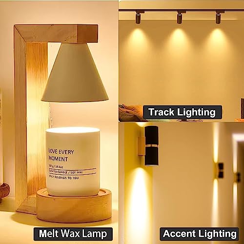 Image of Vinaco 10 Pack Halogen GU10 120V 50W Candle Warmer Bulb Dimmable, MR16 GU10 C 120V 50W 2800K Warm White, 50 watt Halogen Light Bulb for Candle Warmer Lamp Replacement, Track Lighting
