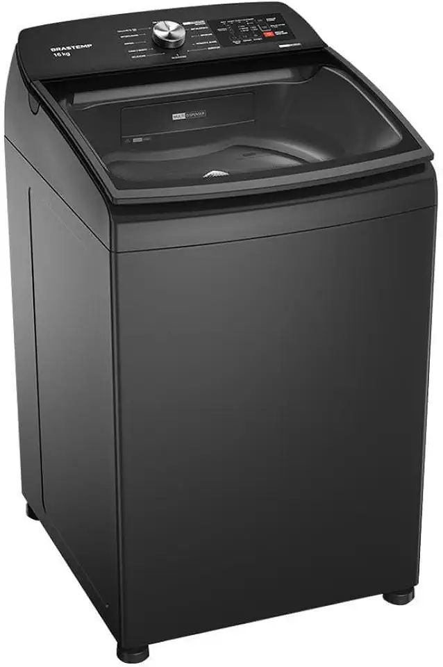 Máquina de Lavar Brastemp 16kg Cinza Platinum com Tecnologia Flex Wash e Ciclo Tira Manchas Advanced 220v