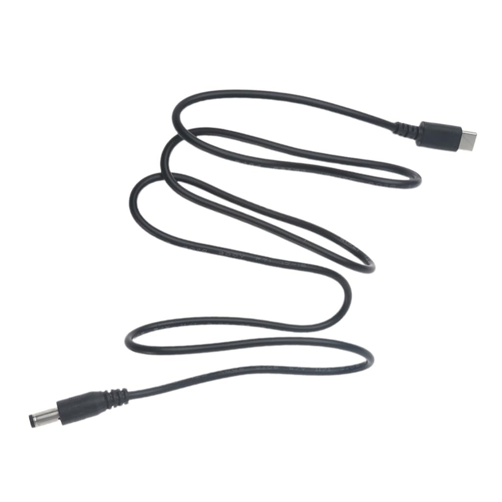 Elnwnnkc USB C To 5.5x2.1mm Power Cable 5V3A USB C Male To DC5521 Male Charging Cord for Routers