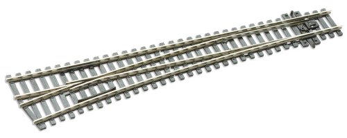 Aiguillage gauche Peco SL-E89 Large radius L/H Code 100 HO