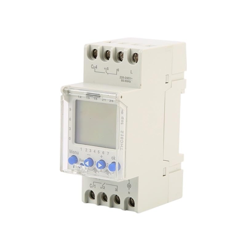 Minuterie programmable AHC812 THC-812 rail DIN 16A 220V
