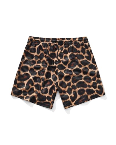 AIMPACT Mens Graphic Print Shorts 5 Inch Workout Gym Running Basketball Summer Beach Board Shorts for Men2