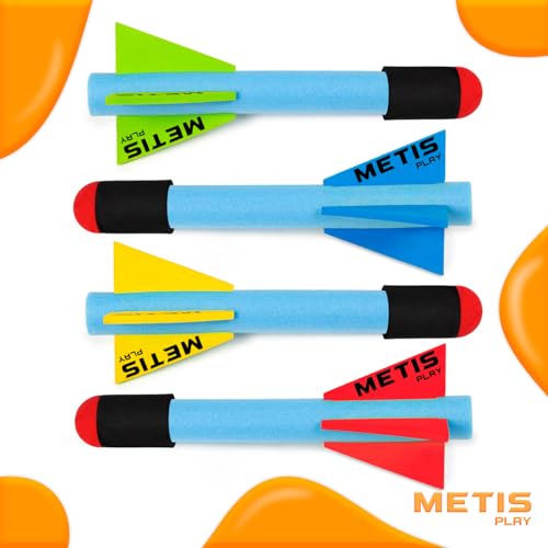 FORZA METIS Play Junior Juego de Jabalina de Espuma con Nariz de Toro [45 cm o 85 cm] - Jabalinas de Espuma Suave para Jugar en Interiores y Exteriores (Paquete de 1, 45cm)