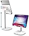COOPER TabHolder, 7-10" Height Adjustable Tablet Stand, Premium iPad Stand for Desk, 270° Tilt Portable Monitor Holder for 15.6-17" Displays, for All iPad, Kindle, Surface, Samsung Tablets (White)