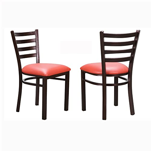 LINON Baxter Black/Red Metal