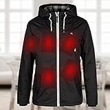 SIXRUN Almohadillas de Calefacción Portátiles con Temperatura Ajustable, Ropa de Calefacción Eléctrica USB Se Mantienen Calientes para Actividades Al Aire Libre, Compactas, Fáciles Usar para el