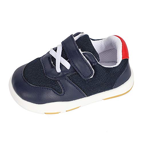 Cheerful Mario Baby Toddlers Shoes Boy's Girl's Non Slip Shoes Washable Breathable Fashion Sports Style Light Shoes Dark Blue