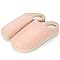 Anmerl Chaussons Femme à Mémoire de Forme - Chaussures de Maison d'Hiver Chauds Antidérapants à Doublure Polaire et Semelles en Caoutchouc pour Intérieur/Extérieur