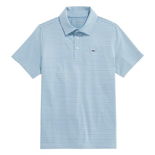 Image of Vineyard Vines Kids Bradley Stripe Sankaty Polo (Toddler /Little Kids /Big Kids)