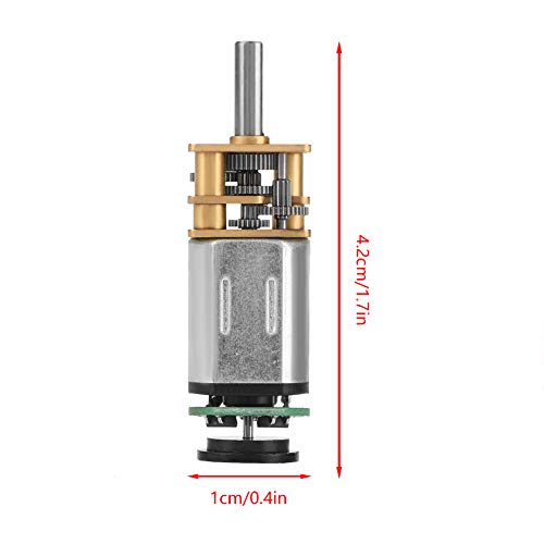 Moteur à Engrenages Encodeur Hall pour Automatisation Robotique de Précision DIY