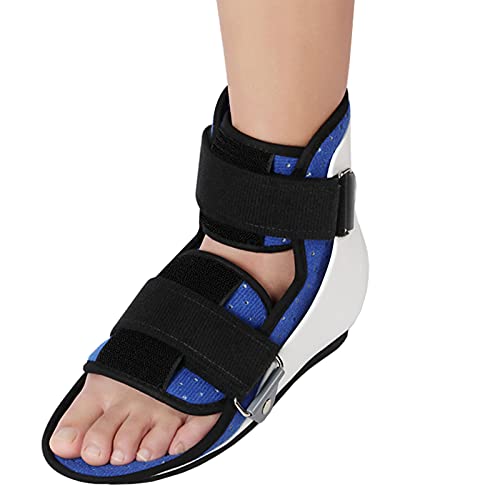 HUANGJUN Foot Droop Orthosis Ankle Foot Orthosis Support Postural Correction Brace Orthosis Splint Rehabilitation Support for Metatarsal Fractures After Surgery,right,L