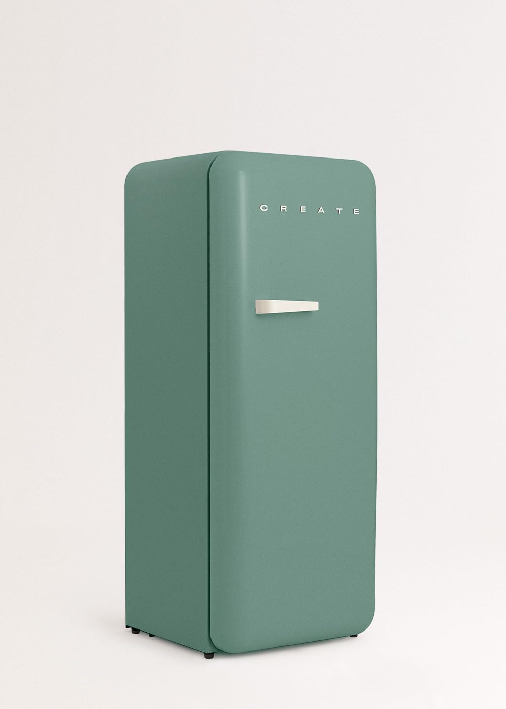 CREATE / RETRO FRIDGE 150 WOOD/Frigorífico blanco roto maneta madera con congelador 281L / 102W. bajo consumo. diseño vintage. 150cm. 3 estantes. regulador temperatura. botellero. 60x60x150cm — view 144