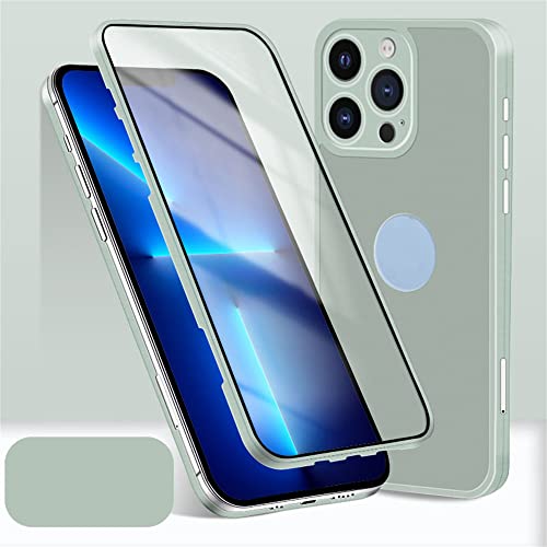Housse de protection en titane iPhone 13 Pro coque intégrale vert