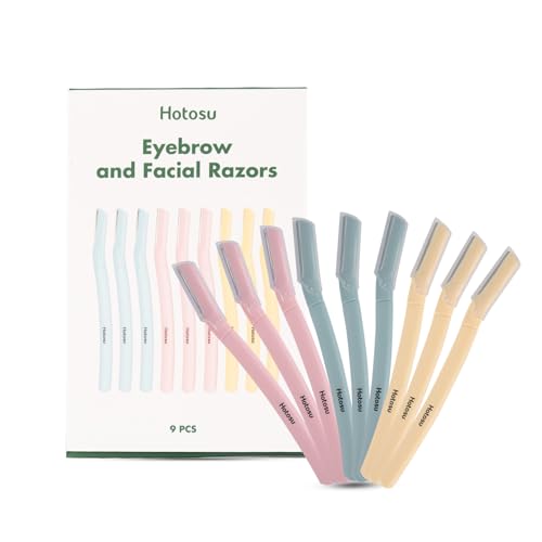 Face Razors for Women & Men Face Hair, Eyebrow Razor for Women – 9pcs