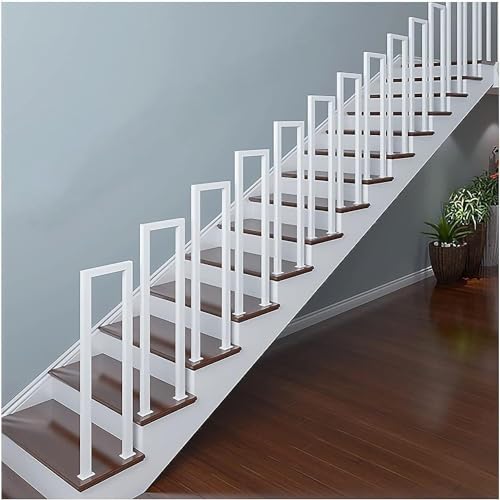 Rampe d'escalier en fer forgé moderne dorée 90 cm pour barrière de sécurité de loft