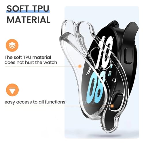 Coque TPU pour Galaxy Watch évitez les rayures sur le boîtier or - 4