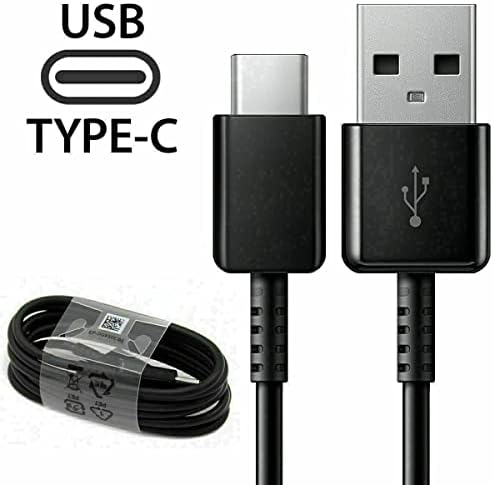 Izkan- Samsung 2A Fast Adaptive Mains Charger Adapter Plug With 1.5M TYPE-C Cable For Samsung S20,S10,A3(2017),A5(2017), A7(2017) A8(2018) and Compatible to All Other Samsung USB Type C Devices