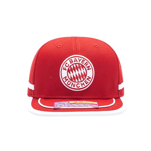 Gorra Snapback Ajustable Fan Ink Bayern Munich Rojo Blanco miniatura 1