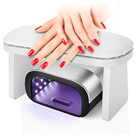 Soft Artificial Leather Nail Polishing Arm Rest Cover