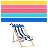 rookea 5 Pack Beach Towel Bands Beach Towel Clips for Cruise Chairs, Pool Chairs Towel Strap Towel Holder Cruise Ship Essentials Elastic Towel Band Beach Accessories for Women Men