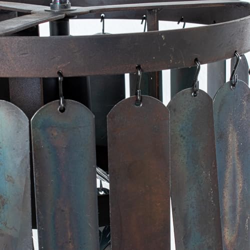 Lustre suspension en fer noir E27 30cm pour salon design chic