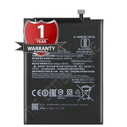 Image of Original BN4A Battery for Redmi Note 7 Pro /7 / 7S / M1901F7C / M1901F7G / M1901F7S Battery with 1 Year Warranty **** (N0086)
