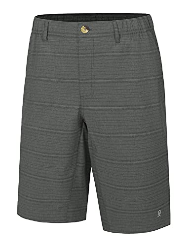 Little Donkey Andy Men's 12 Inch Inseam Golf Shorts Bermuda Quick Dry Elastic Waist Shorts for Hiking Travel Casual Thick Stripes Black XL Little Donkey Andy Men's 12 Inch Inseam Golf Shorts Bermuda Quick Dry Elastic Waist Shorts for Hiking Travel Casual Thick Stripes Black XL