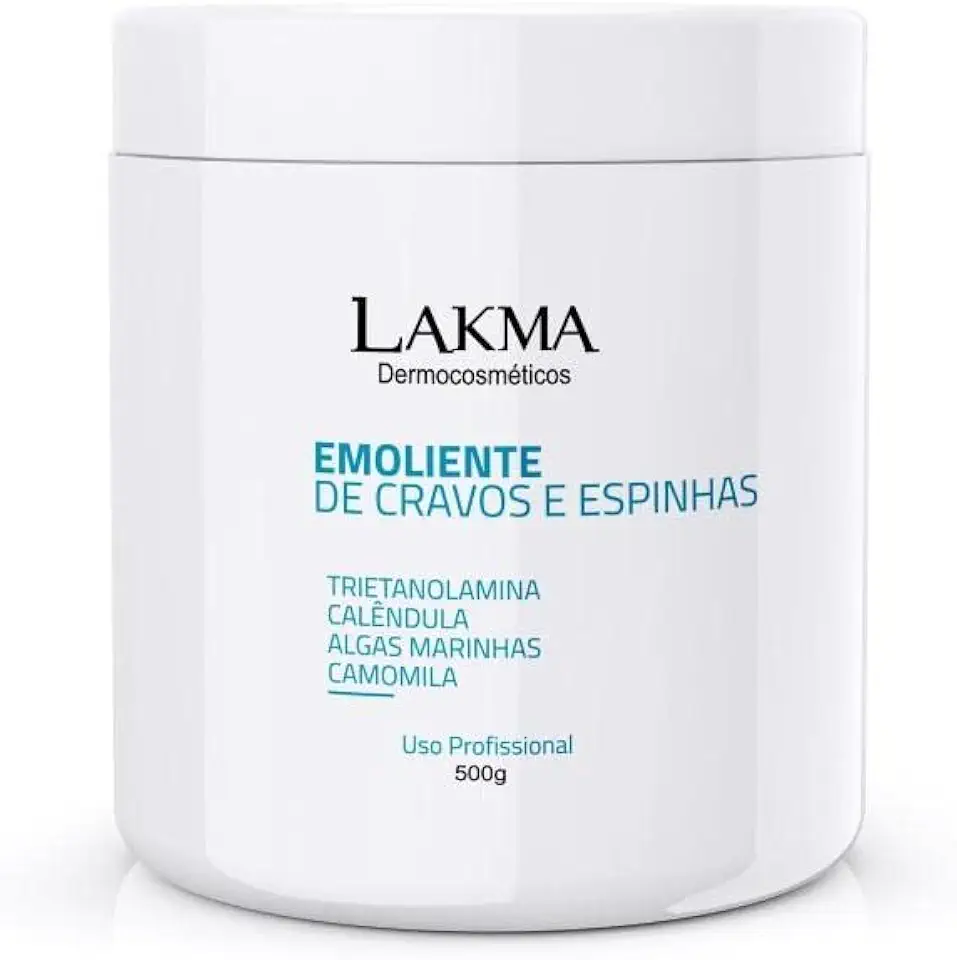 Creme Emoliente de Cravos e Espinhas Lakma 500g