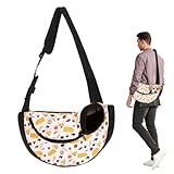 Bandoulière Rapide et Confortable: Doté d'une bandoulière rapide, ce sac pour chien offre une portabilité remarquable pour transporter votre animal confortablement pendant les courses, les trajets ou les promenades. Il allie style et commodité sans compromis, avec une conception ergonomique qui assure un port agréable à tout moment. Idéal pour les utilisations quotidiennes, il simplifie la vie des propriétaires d'animaux.