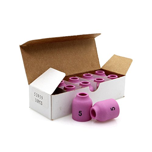 VDK 53N59 5#- Boquilla de cerámica 5/16'' 8Mm Alumina Shield CapTig Solding Wp-9 Wp-20 Wp-25 Wp-24W Linterna PK-10