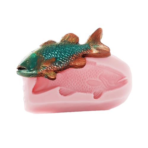 Small Fish Shaped Silicone Mold Fondant Chocolate Resin Polymer Clay Craft Jewelry Mould