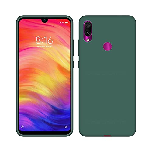 Image of Case Creation Luxurious OG Series for Redmi Note 7 Pro Case Cover,Anti-Dirty Slim Case Frosted Matte Cute Candy TPU Raised Bezel (Splash of Color) Back Cover for Xiaomi Redmi Note7 Pro -Wine Green