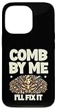 Installation facile Comb By Me I\'ll Fix It Coiffeur Salon Coiffeur Coque pour iPhone 13 Pro
