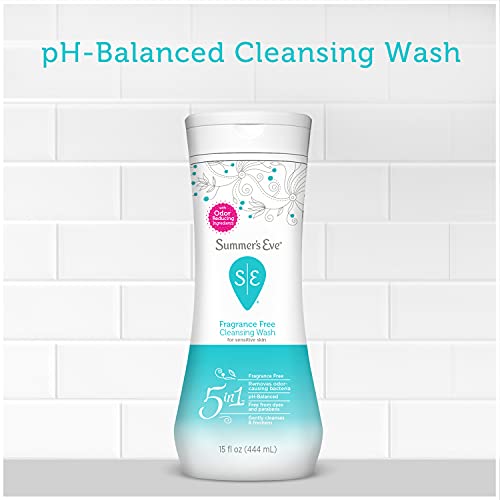 Summer's Eve Fragrance Free Gentle Daily All Over Feminine Body Wash, Removes Odor, Feminine Wash pH Balanced, 15 fl oz - Image 4